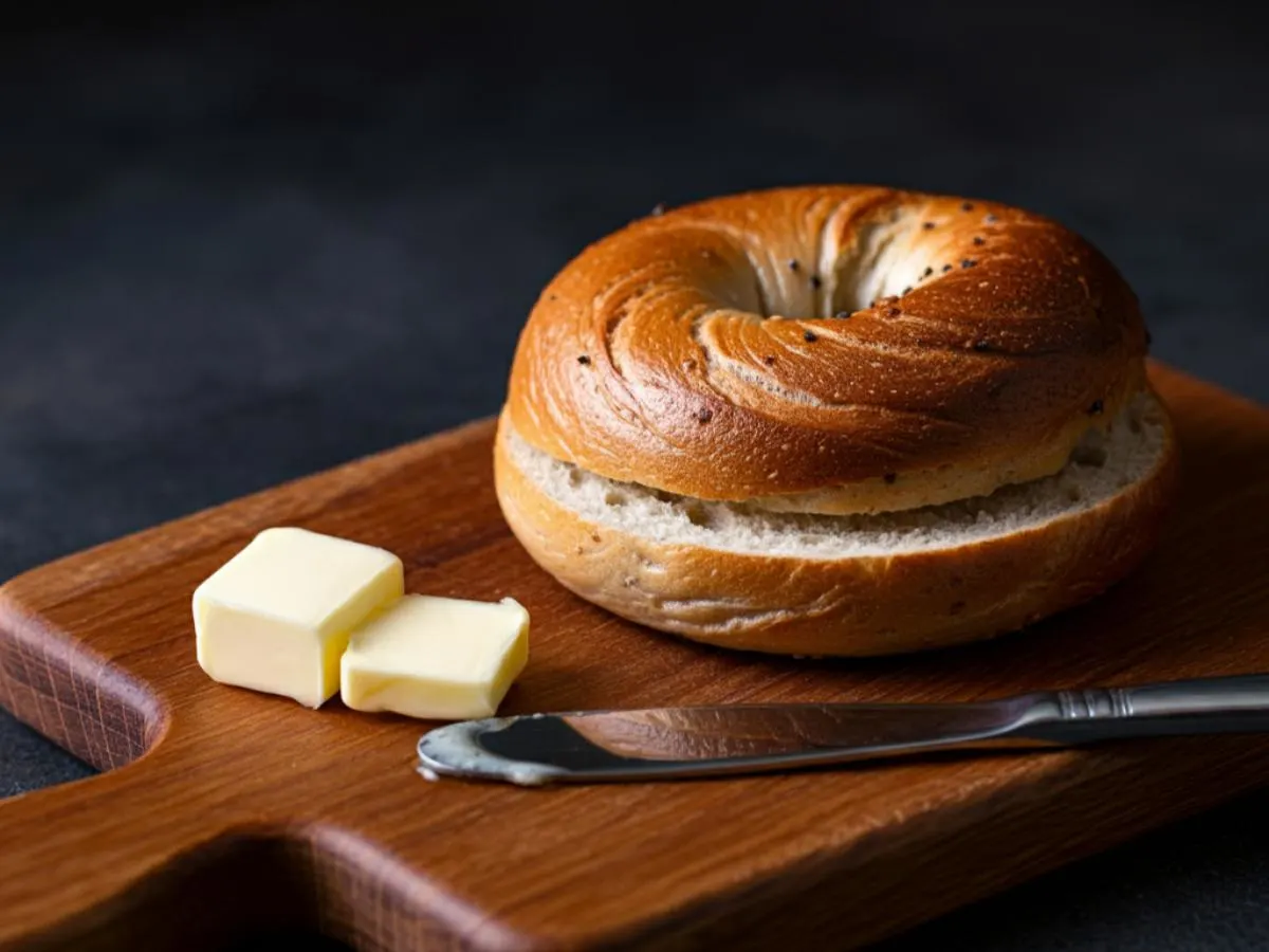 Bagel With Butter Bagel With Butter