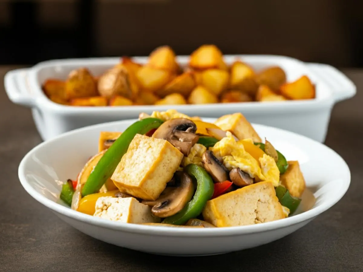 Tofu Scramble With Eggs Tofu Scramble With Eggs