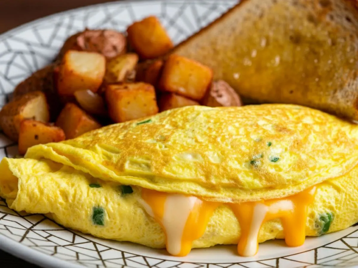 Cheese Omelette Cheese Omelette