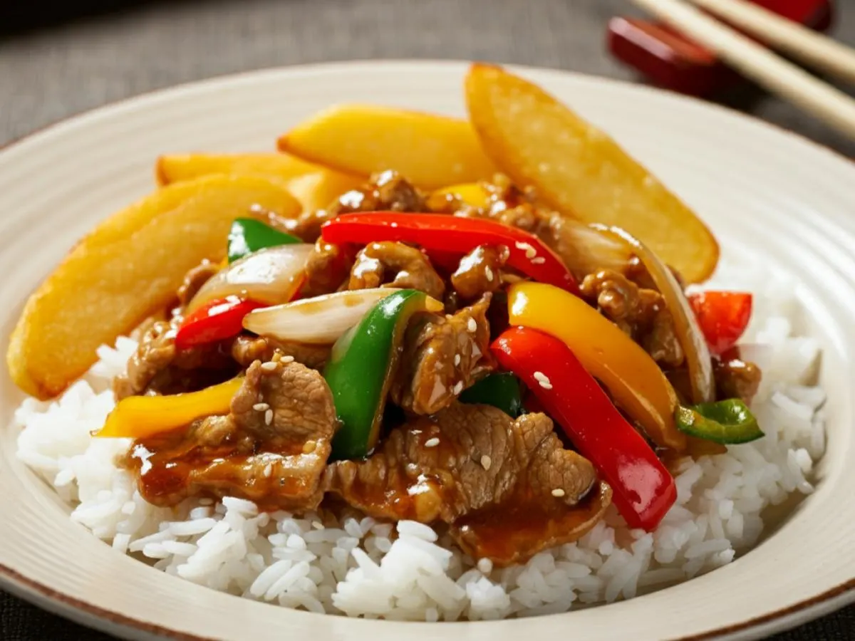 Chinese Mu Shu Pork 木须肉饭 Chinese Mu Shu Pork 木须肉饭