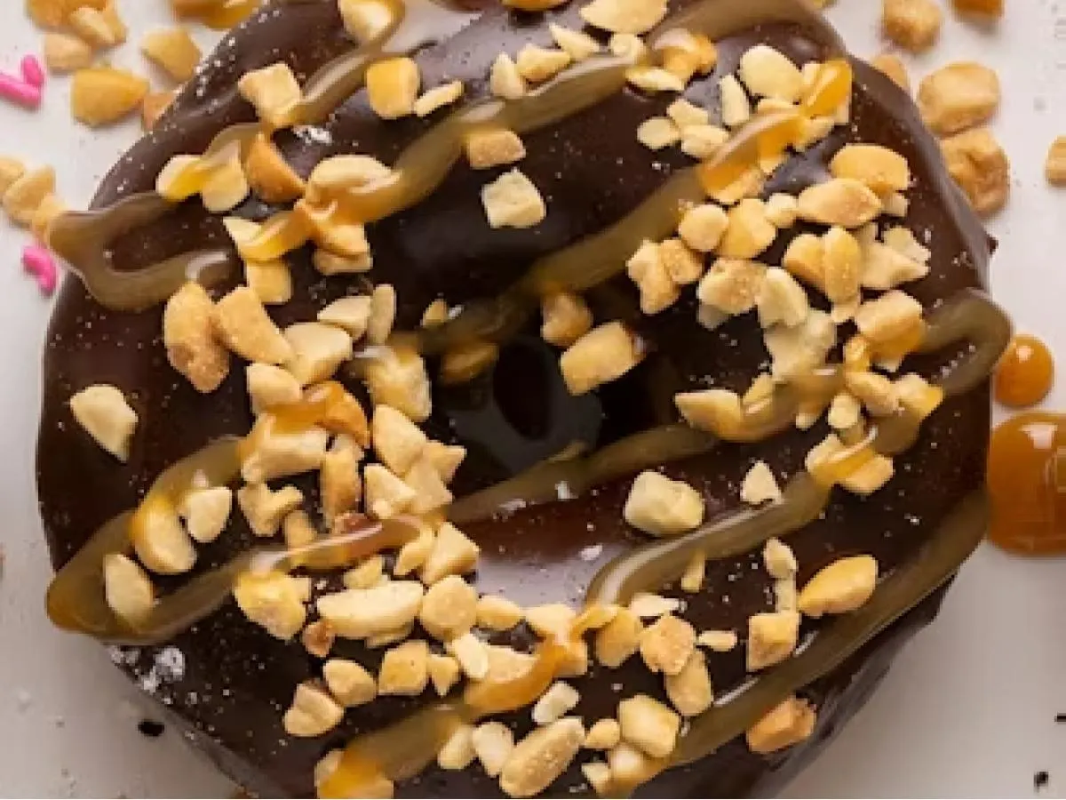 Chocolate Caramel Crunch Donut Chocolate Caramel Crunch Donut