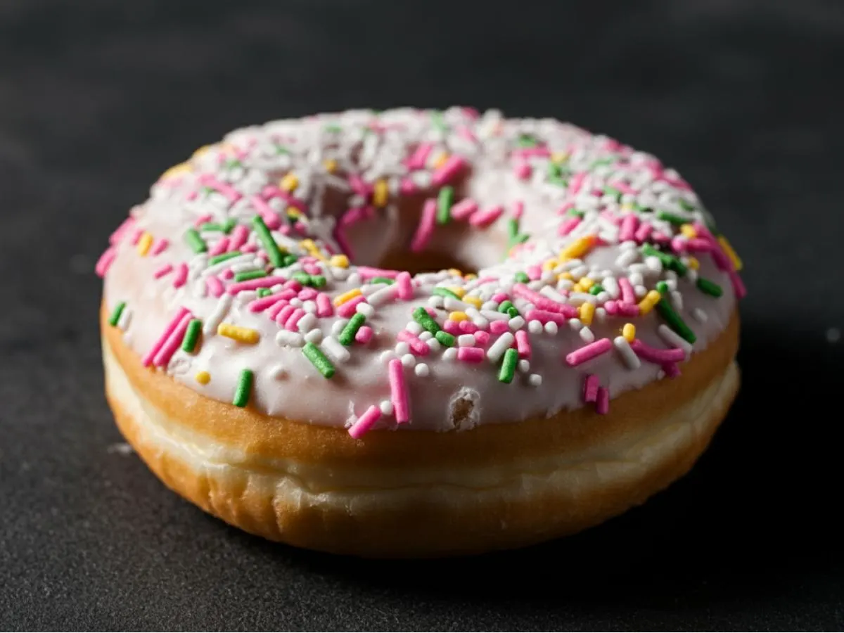 Vanilla Confetti Donut Vanilla Confetti Donut