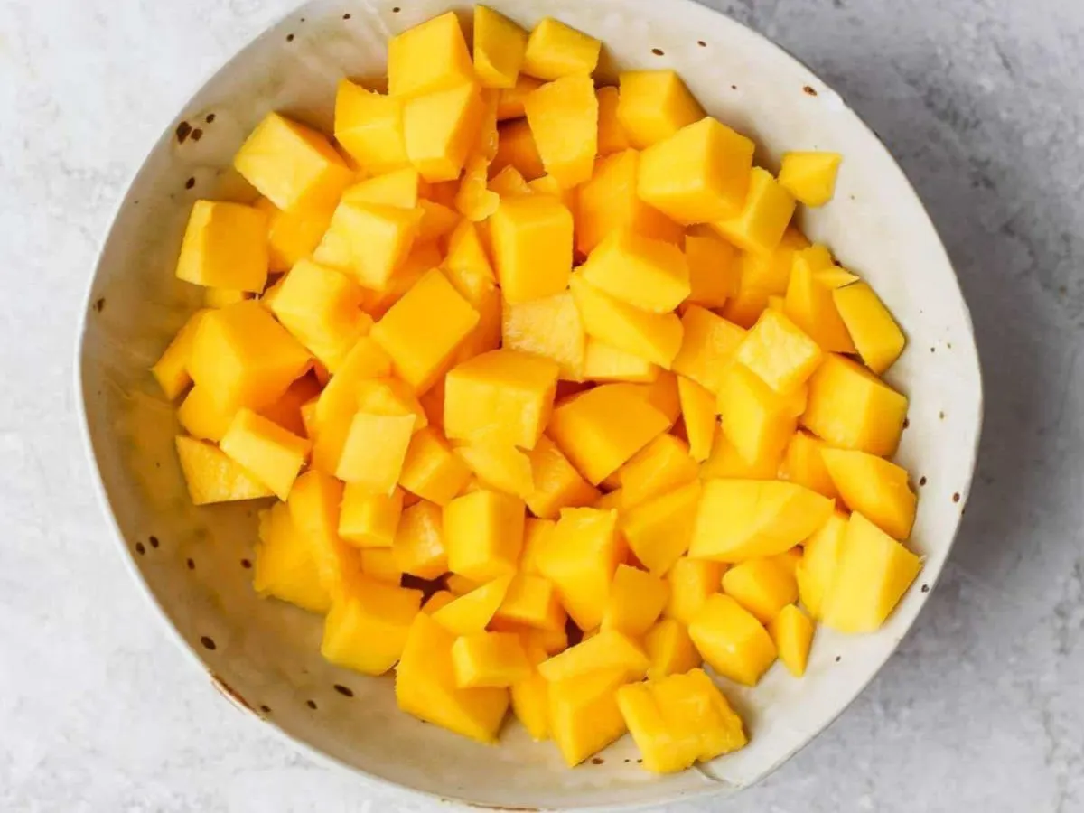 Cubed Mango