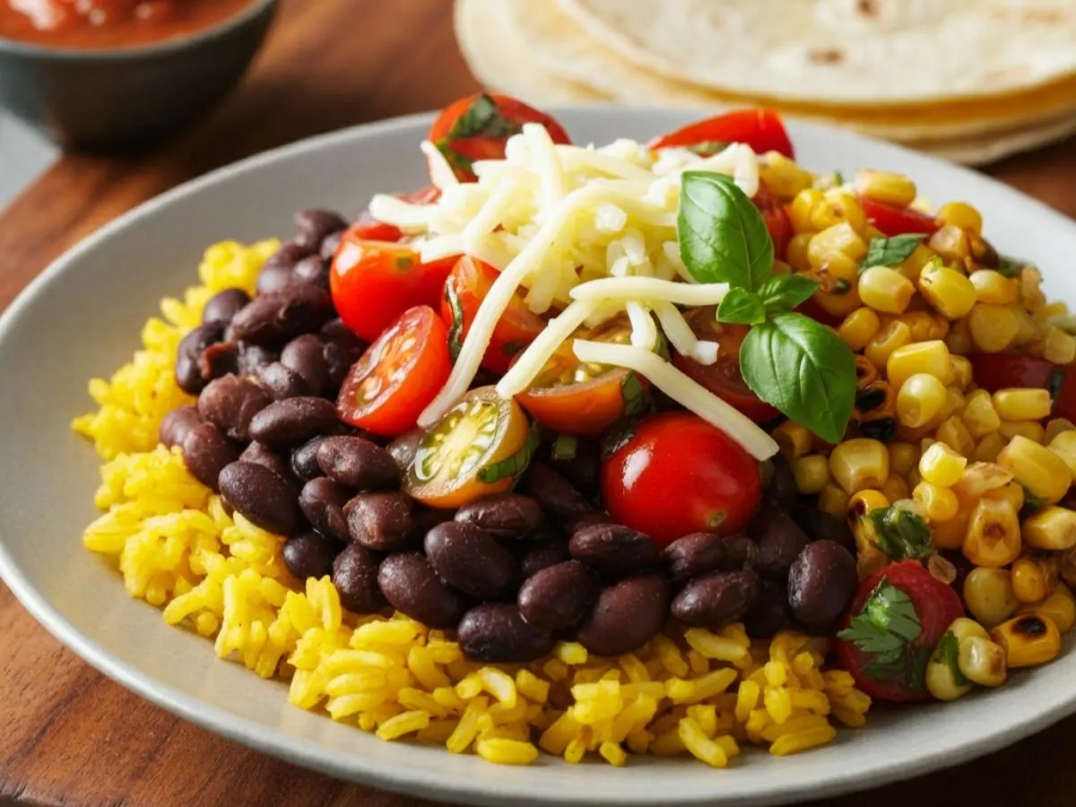 Vegetarian Fajitas & Diablo Salsa Rice Bowl