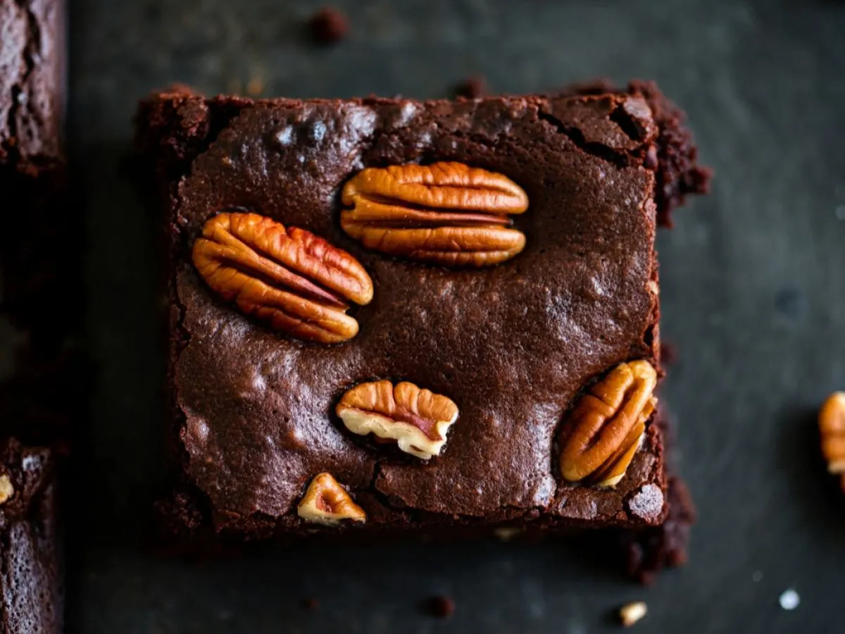 Individually Packaged: Vegan Chocolate Pecan Brownie Individually Packaged: Vegan Chocolate Pecan Brownie