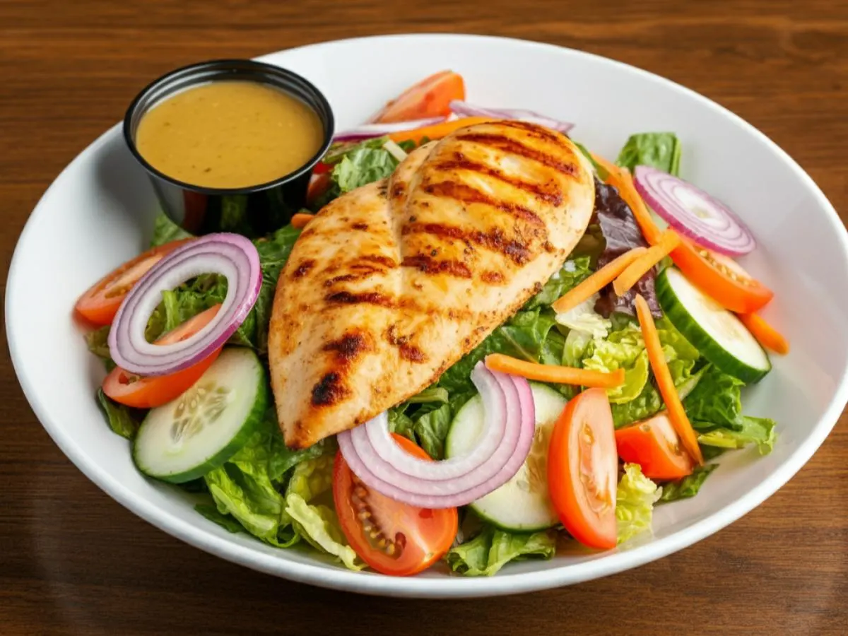 Garden Salad with Chicken Garden Salad with Chicken