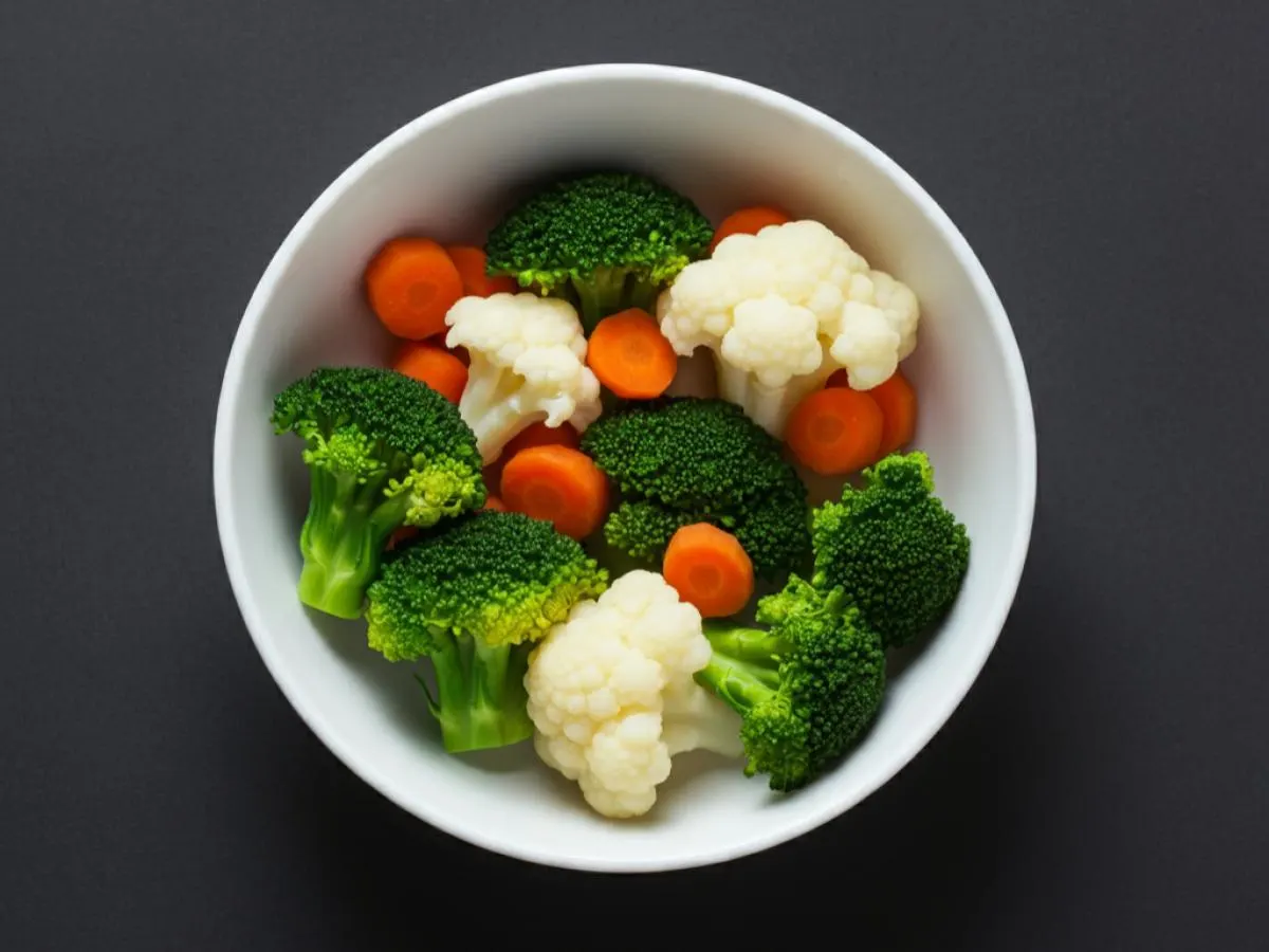 Broccoli Cauliflower and Carrots