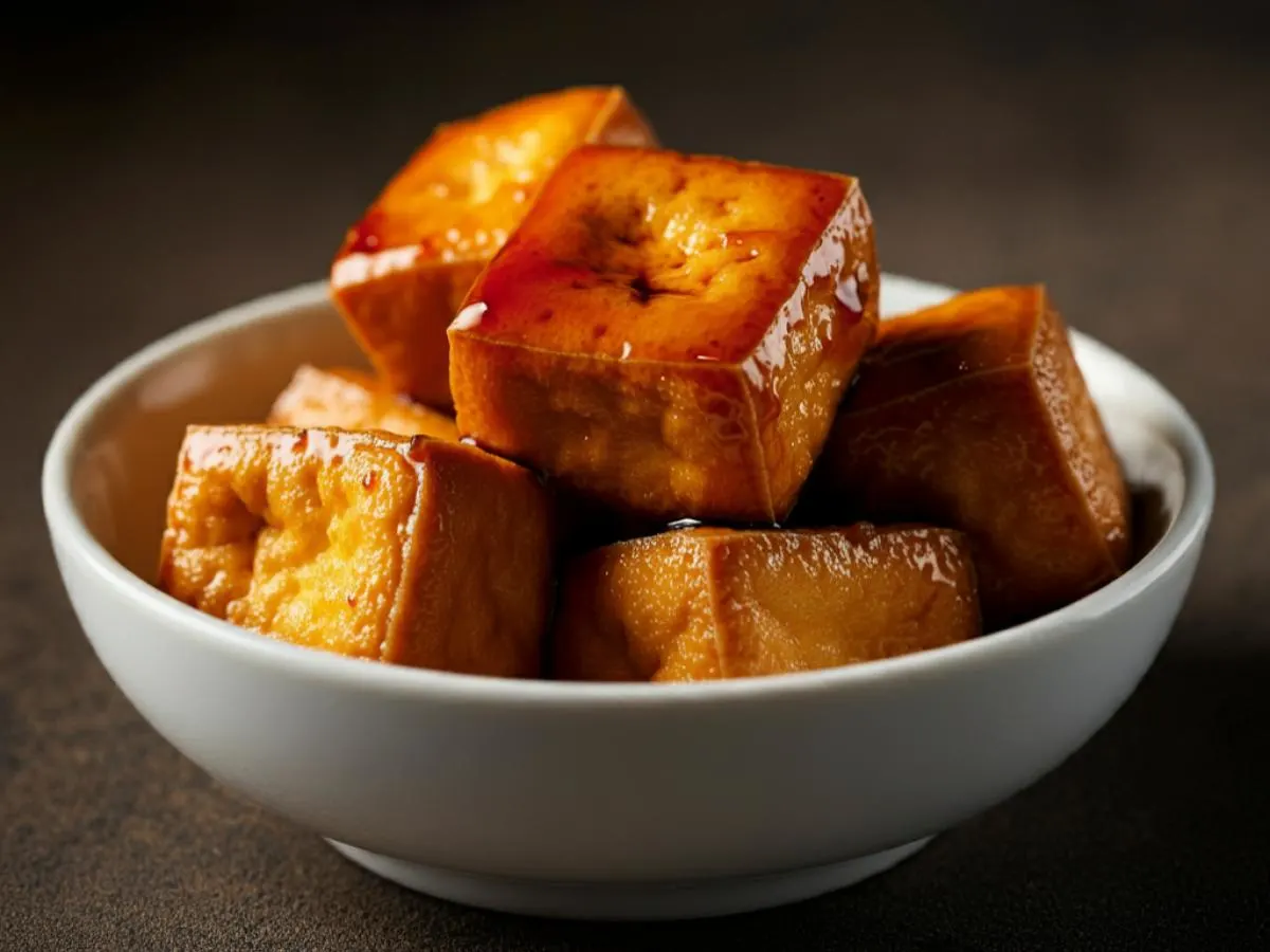 Fried Tofu for Japchae