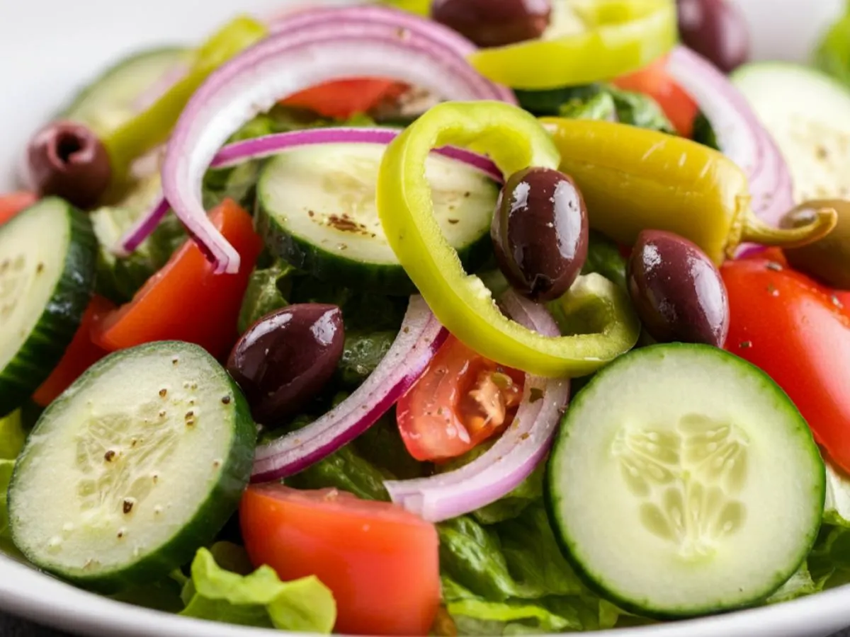 Dairy Free Horiatiki Entree Salad Dairy Free Horiatiki Entree Salad