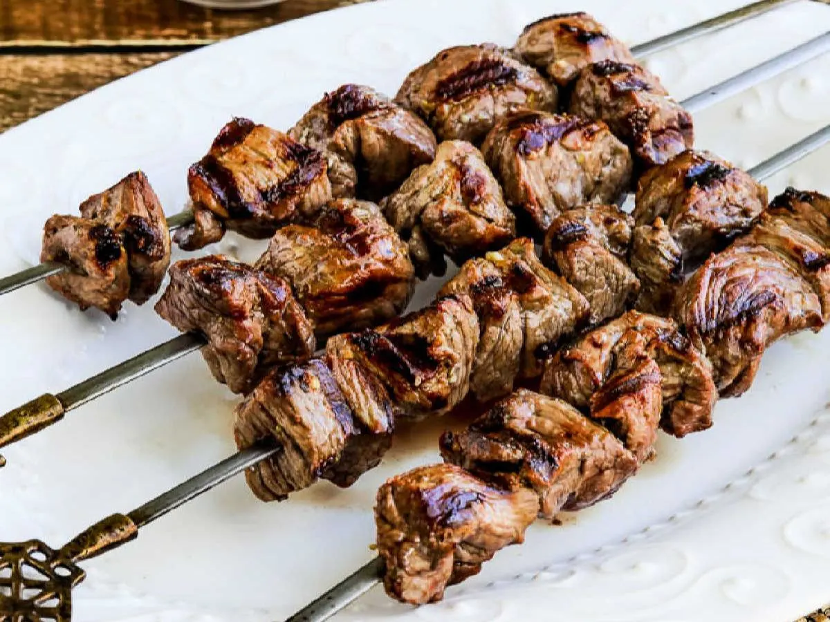 Grilled Lamb Skewer Souvlaki Grilled Lamb Skewer Souvlaki