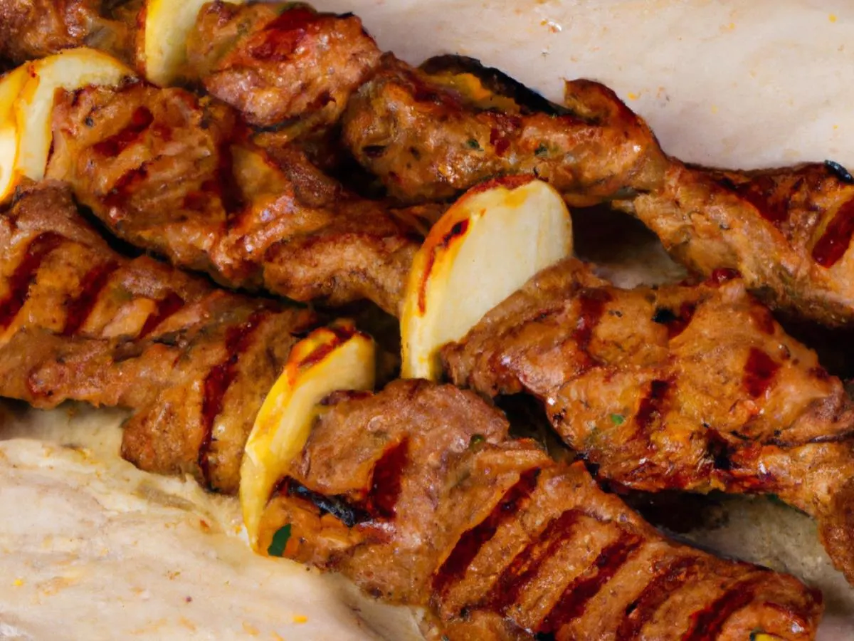 Grilled Beef Skewer Souvlaki Grilled Beef Skewer Souvlaki