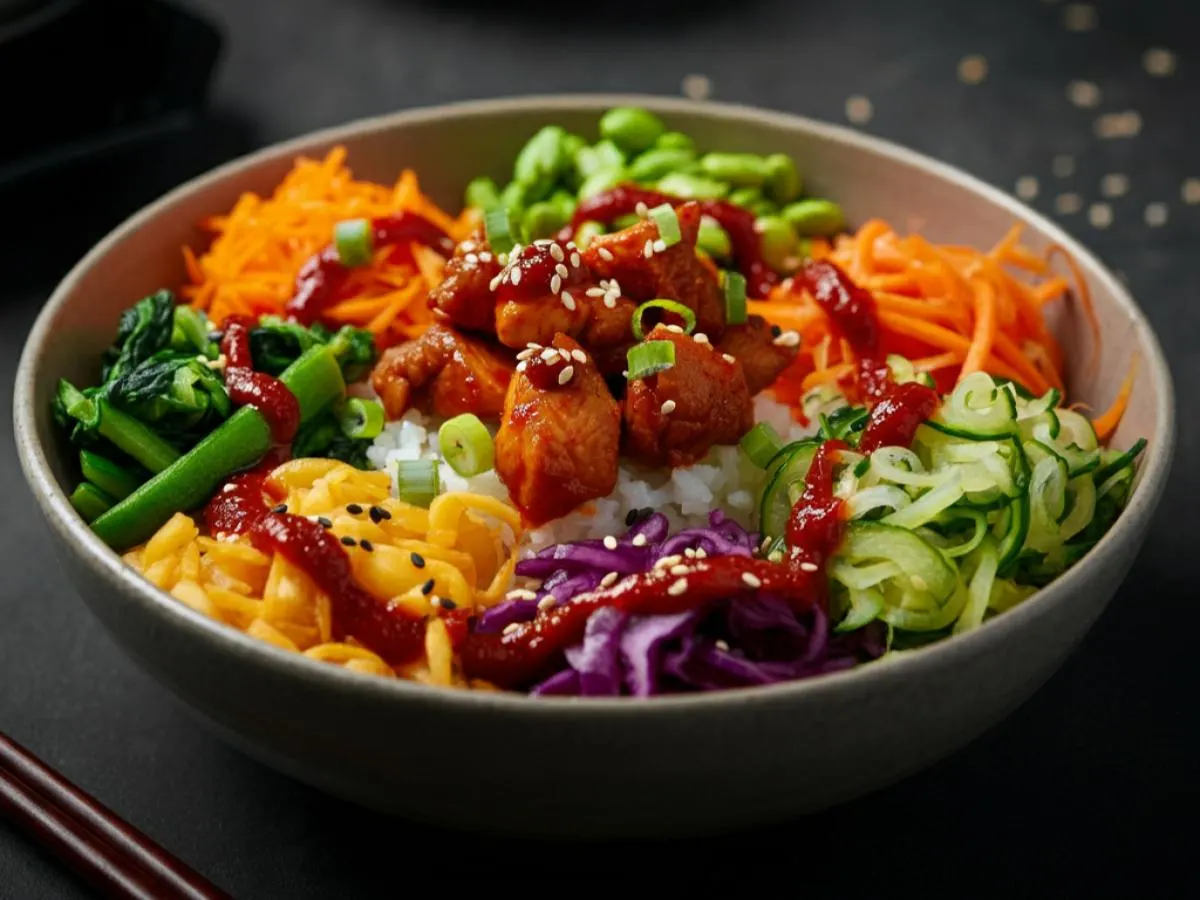 Bibimbap with Chicken Bibimbap with Chicken