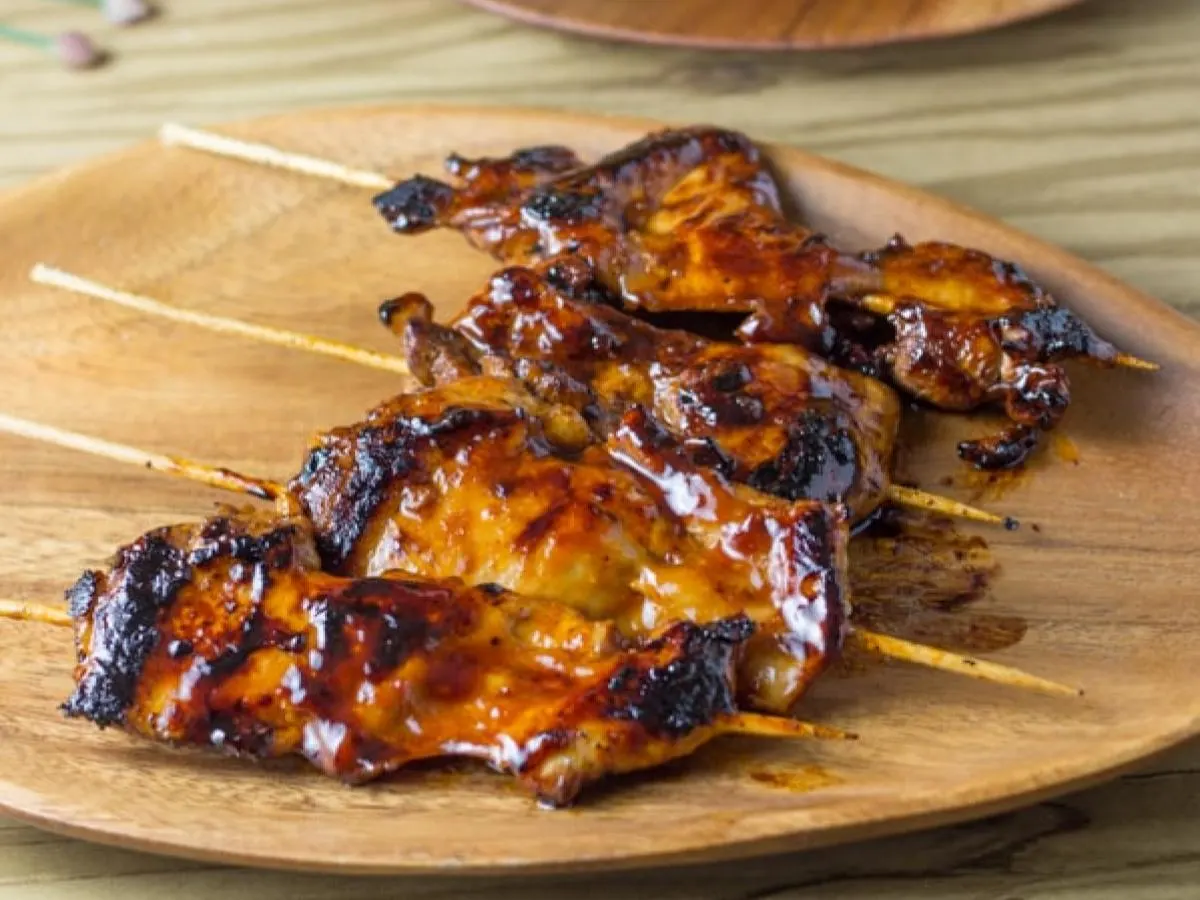 Filipino BBQ Chicken Skewers