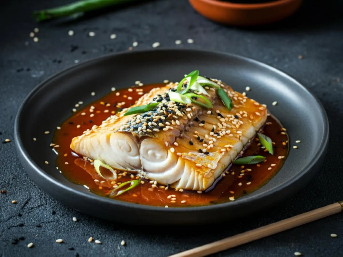 Baked Orange Teriyaki White Fish