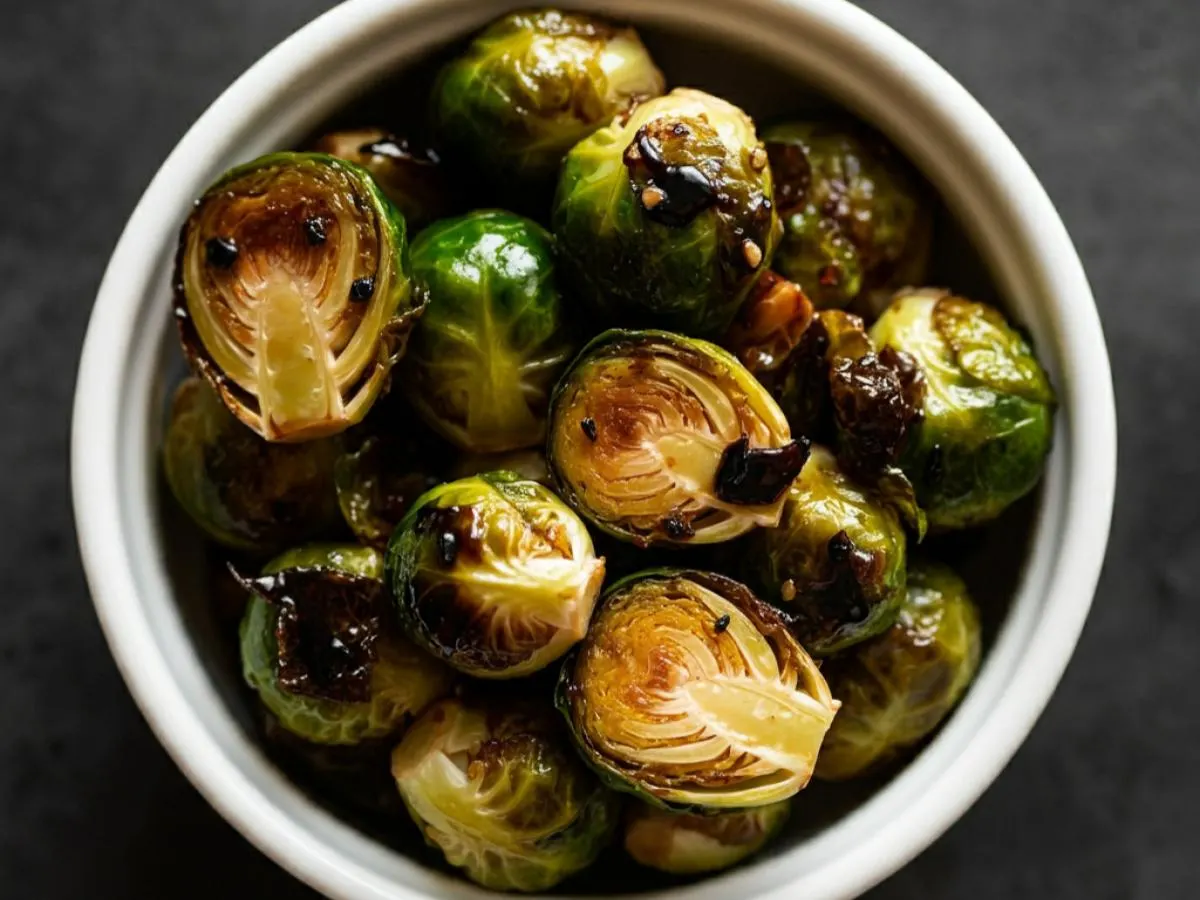 Balsamic Glazed Brussel Sprouts