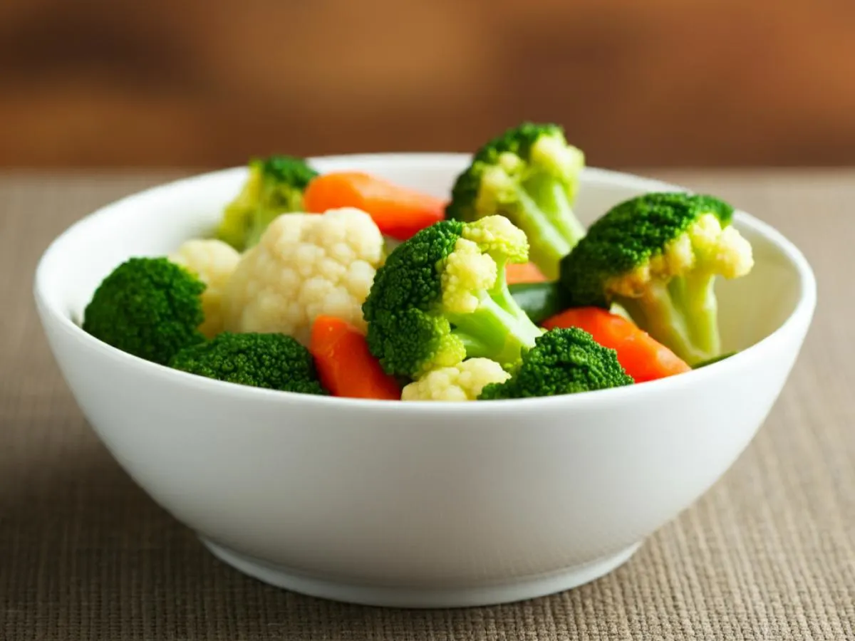 Steamed Mixed Seasonal Vegetables