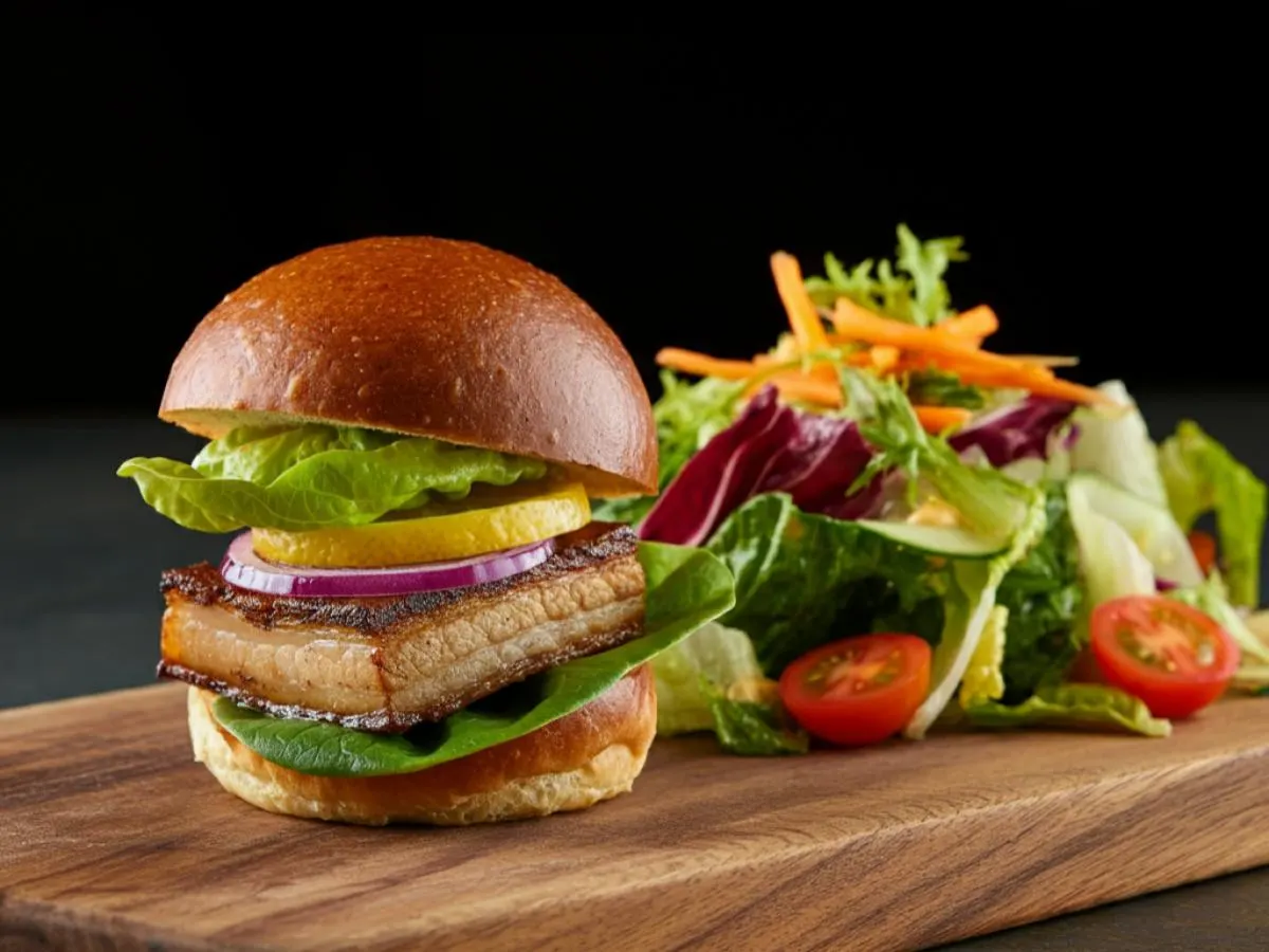 Big 3 Sliders with Salad