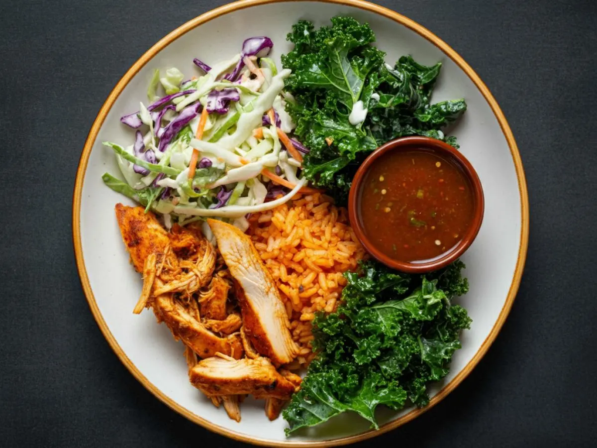 Chicken Tinga with Broccoli and House Salsa