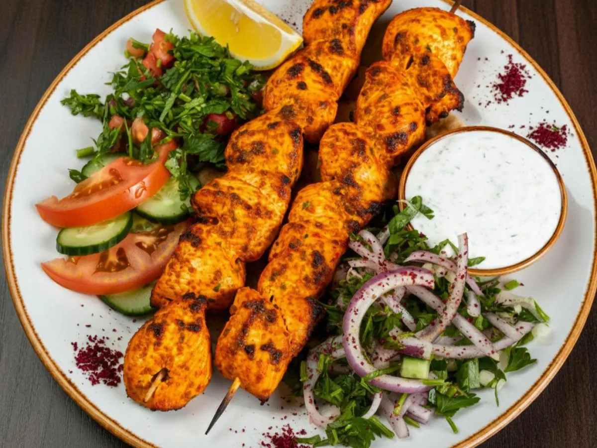 Chicken Kebab City Salad Chicken Kebab City Salad