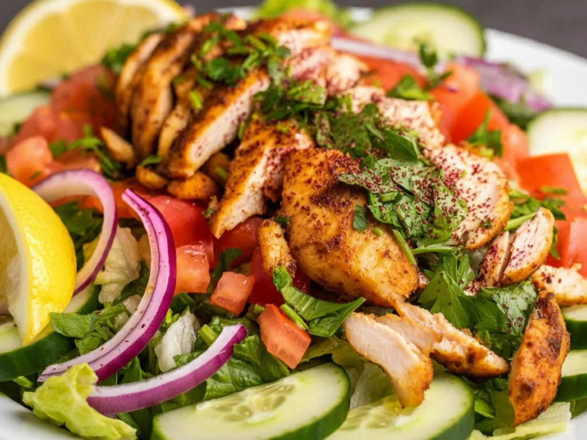 Chicken Gyros City Salad Chicken Gyros City Salad