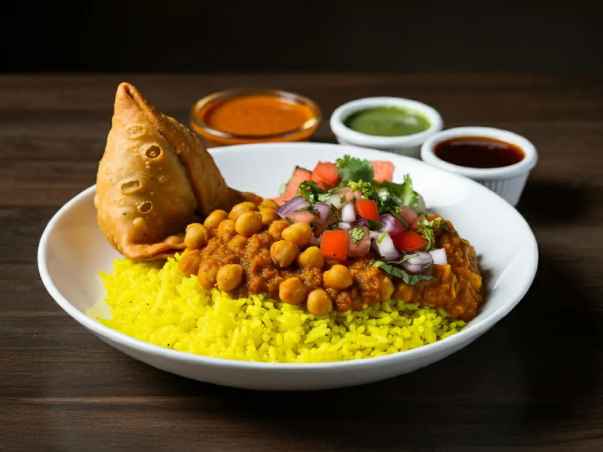 Hella Vegan Bowl with Turmeric Rice