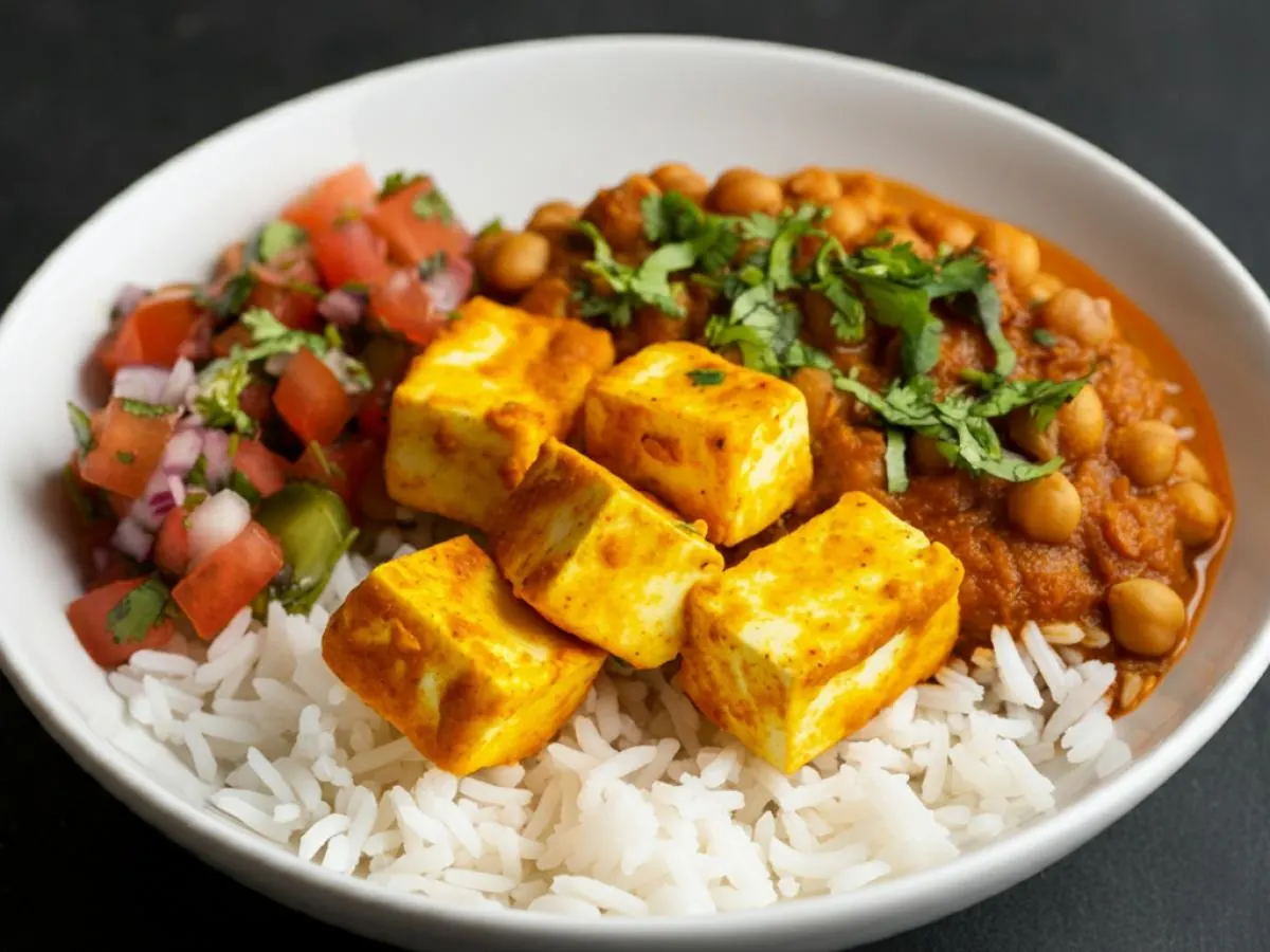 Ghee Makhani Butter Paneer Bowl with Daal