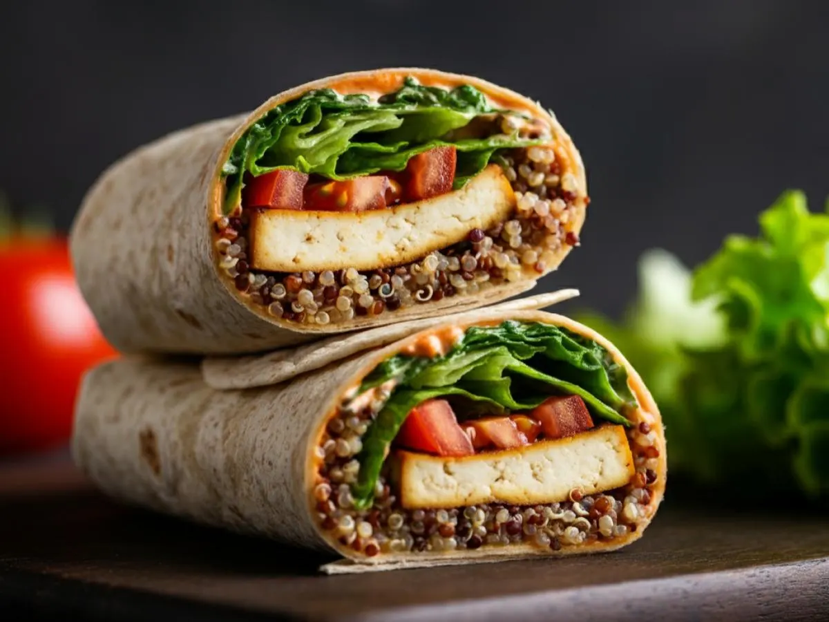 Grilled Tofu Wrap