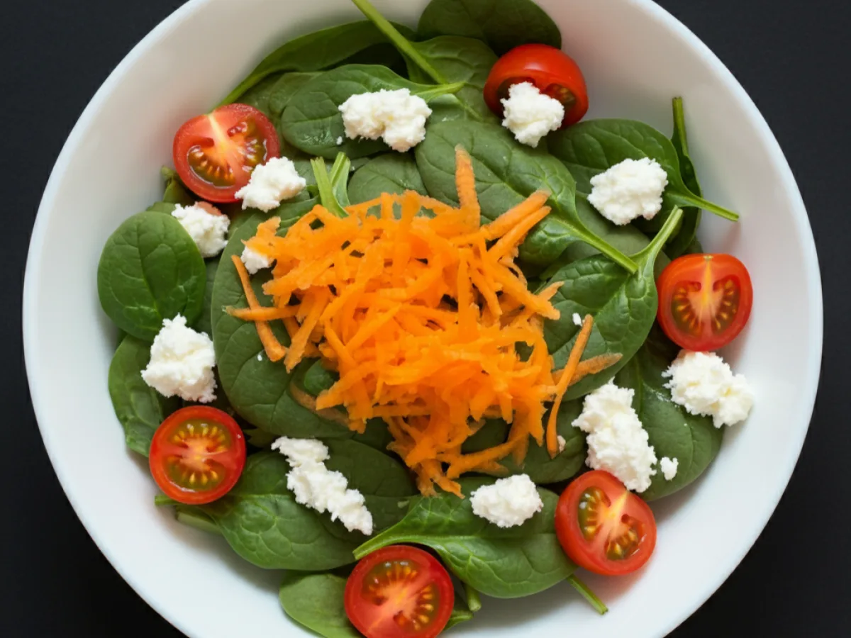 Individual Box: Baby Spinach Side Salad with Balsamic Vinaigrette Individual Box: Baby Spinach Side Salad with Balsamic Vinaigrette