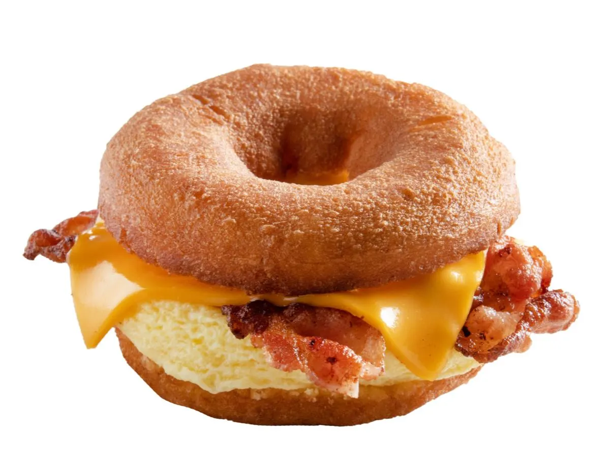 Bacon Egg and Cheese Donut
