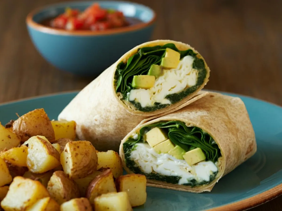 Laurena Burrito and Home Style Potatoes Laurena Burrito and Home Style Potatoes