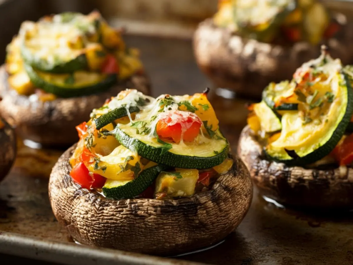Vegetarian Stuffed Mushroom