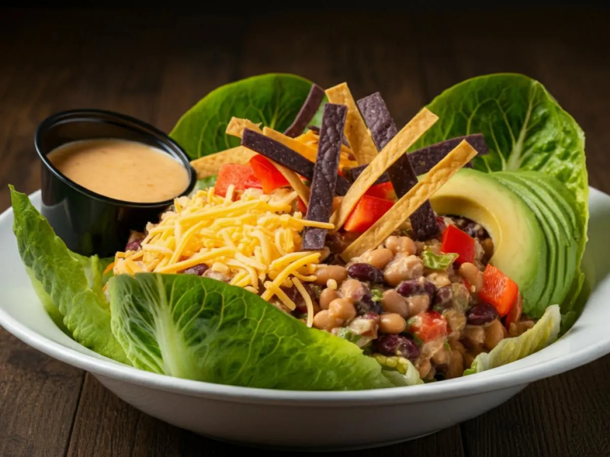 Vegetarian Baja Fiesta Salad Vegetarian Baja Fiesta Salad