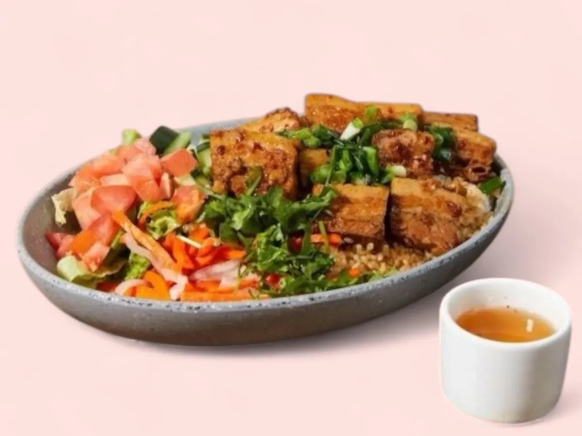 Soy Braised Pork Belly Salad Bowl Soy Braised Pork Belly Salad Bowl