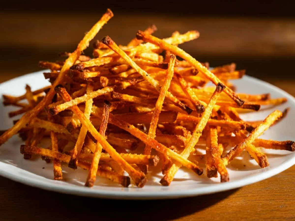 Crispy Shoestring Potatoes Crispy Shoestring Potatoes