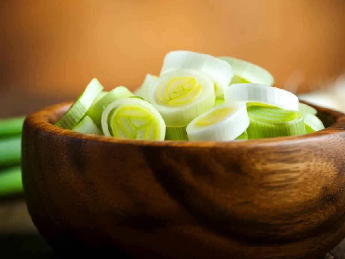 Sliced Scallions Sliced Scallions