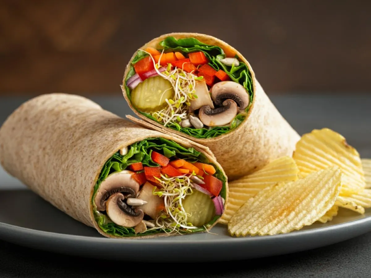 Farmer’s Medley Wrap | Plain Lays (No Avocado) Farmer’s Medley Wrap | Plain Lays (No Avocado)