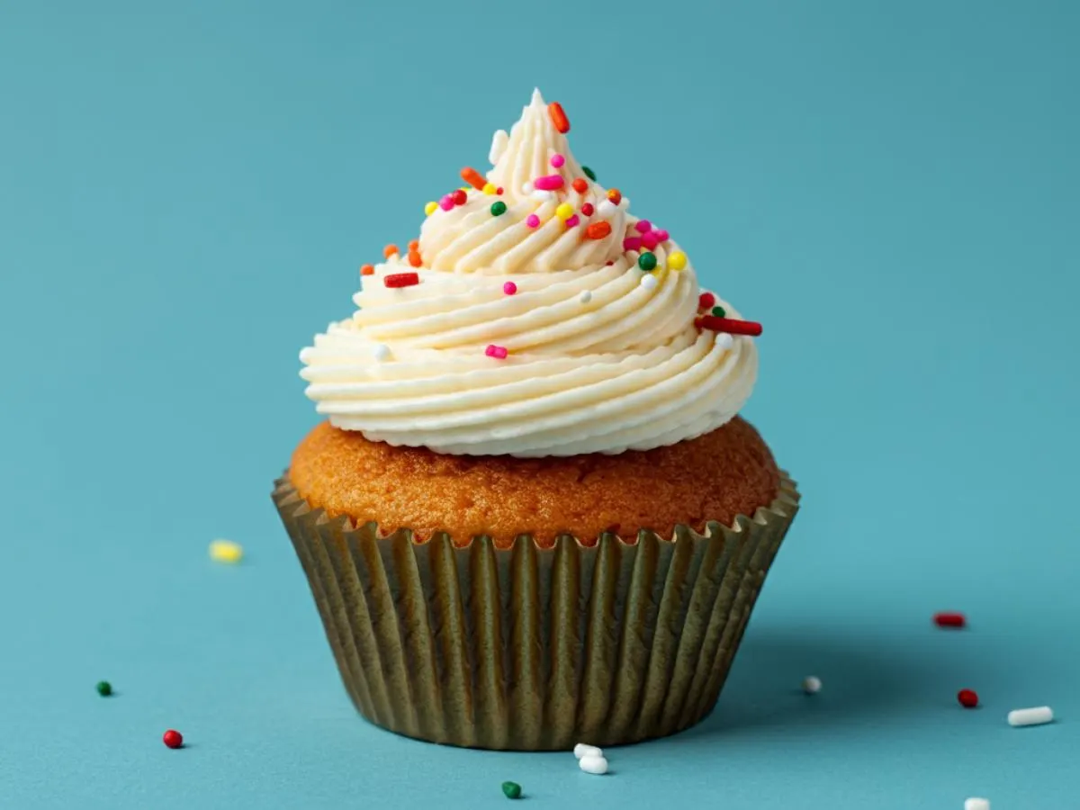 Vegan Vanilla Cupcake with Vanilla Frosting Vegan Vanilla Cupcake with Vanilla Frosting