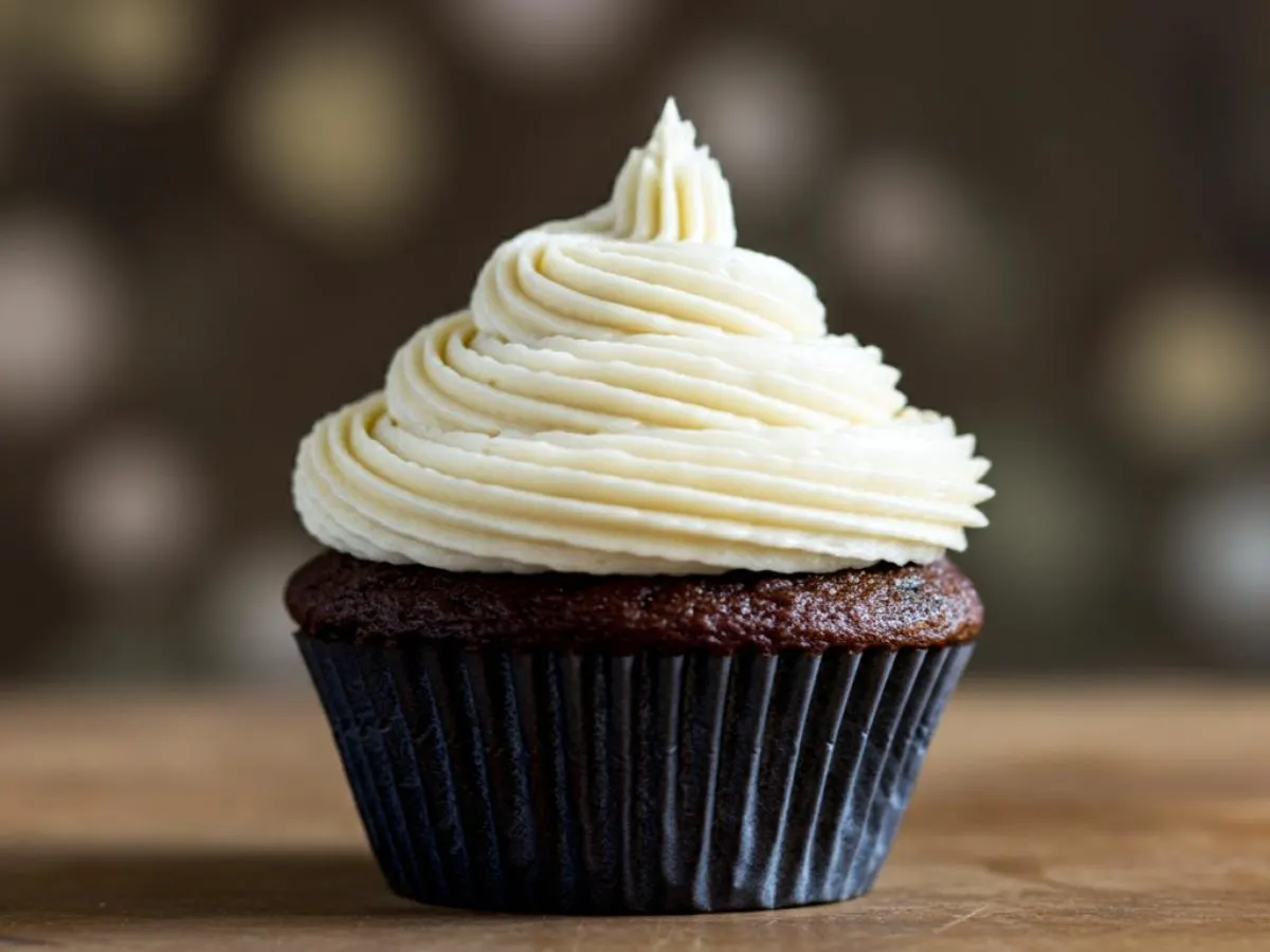 Gluten Free Chocolate Cupcake with Vanilla Frosting Gluten Free Chocolate Cupcake with Vanilla Frosting