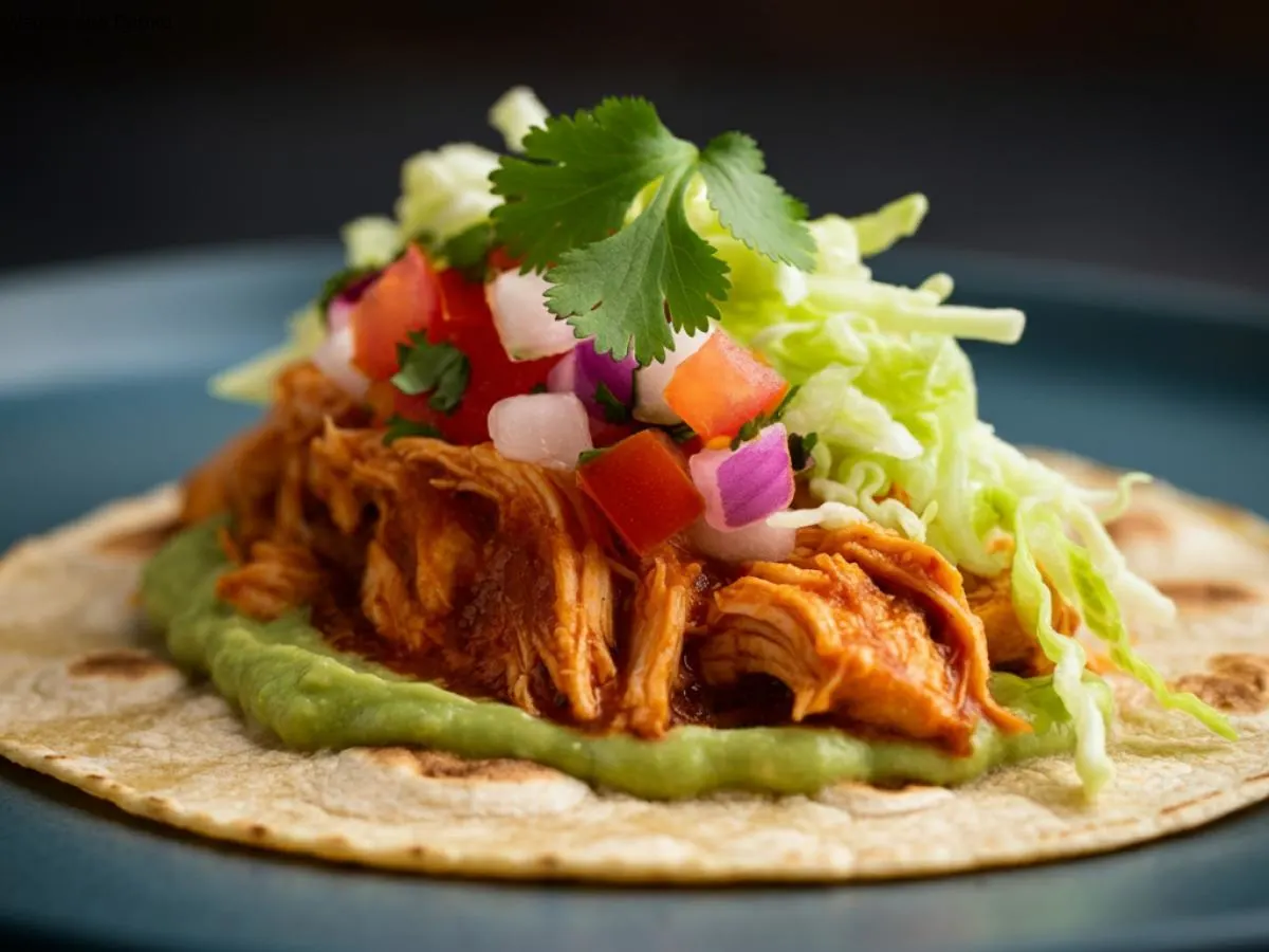 Braised Chicken Taco Braised Chicken Taco