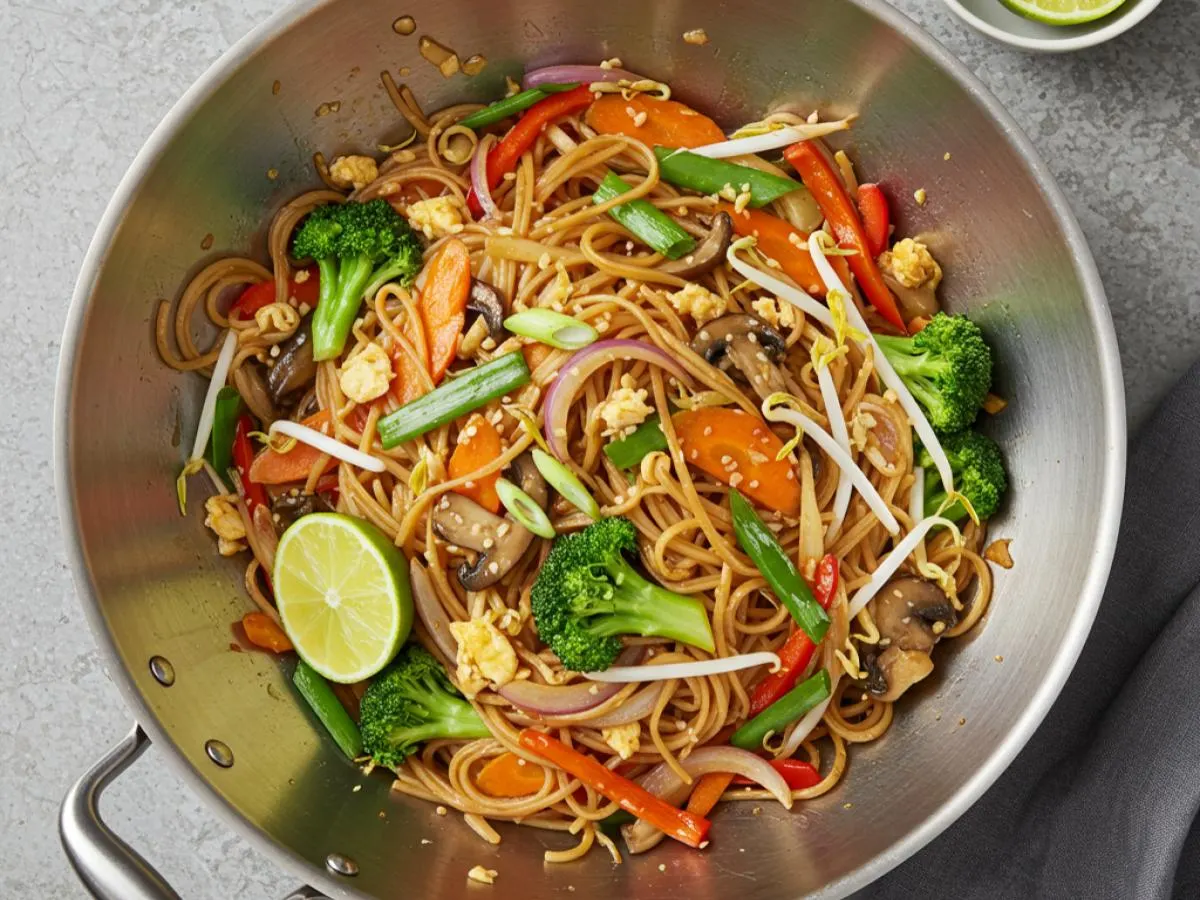 Vegan Street Fried Noodle with Veggies Vegan Street Fried Noodle with Veggies