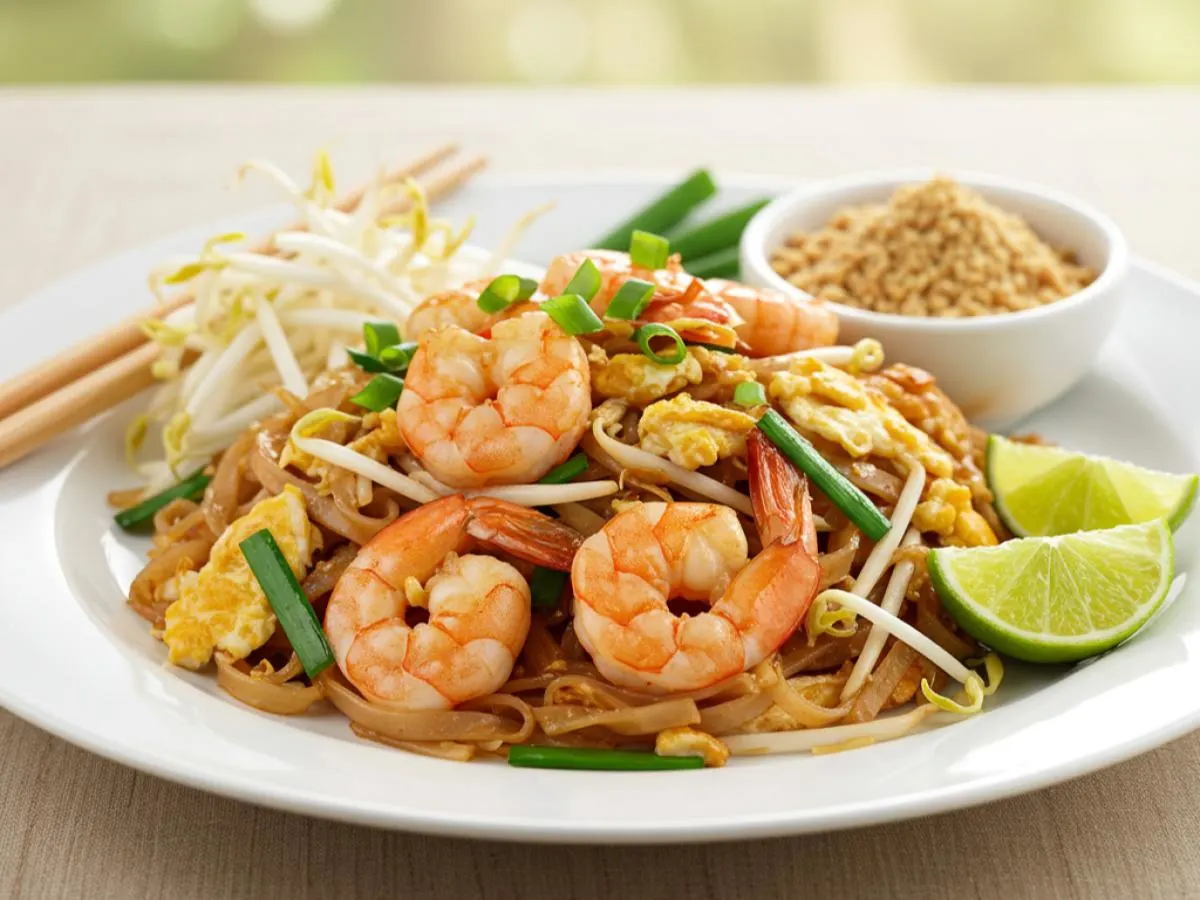 Pad Thai with Shrimp Pad Thai with Shrimp
