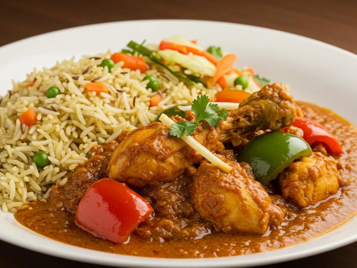 Kadai Murgh Meal [Large]