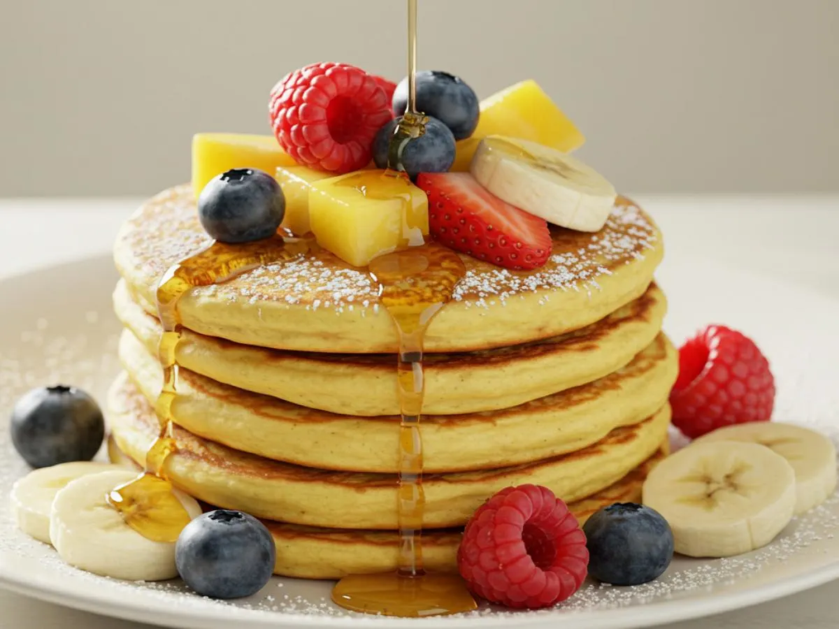 Fresh Fruits Swedish Pancakes Fresh Fruits Swedish Pancakes