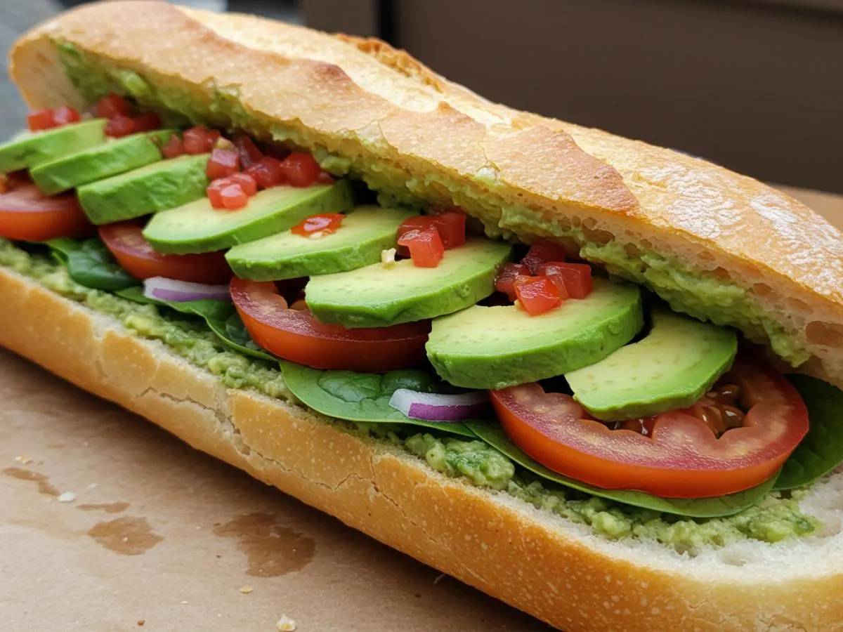 Vegan Breakfast Baguette Vegan Breakfast Baguette