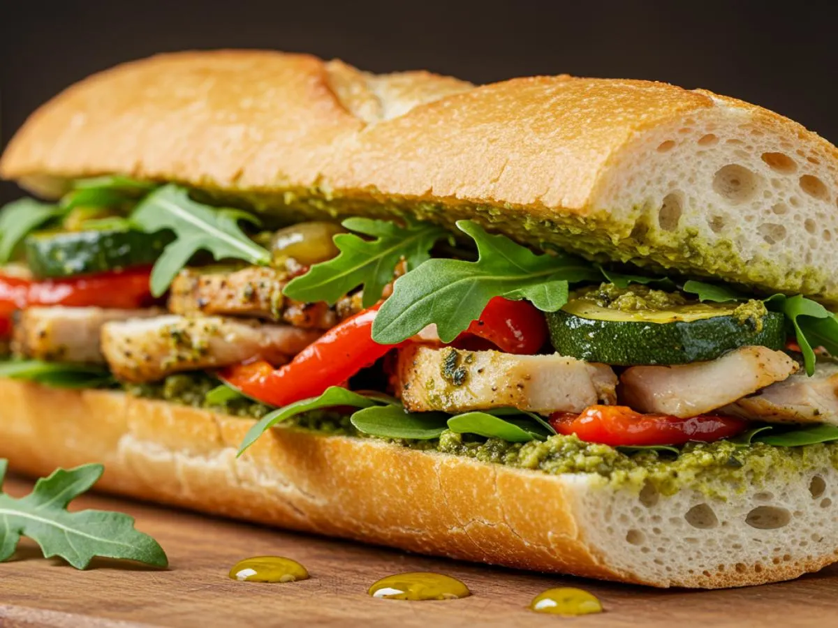 Chicken Pesto Sandwich Chicken Pesto Sandwich