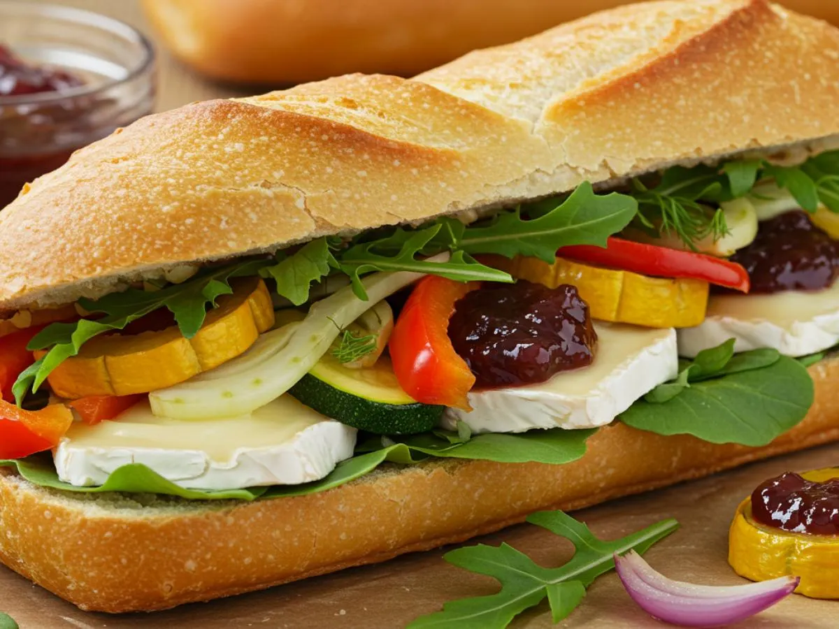 Roasted Vegetable Sandwich Roasted Vegetable Sandwich