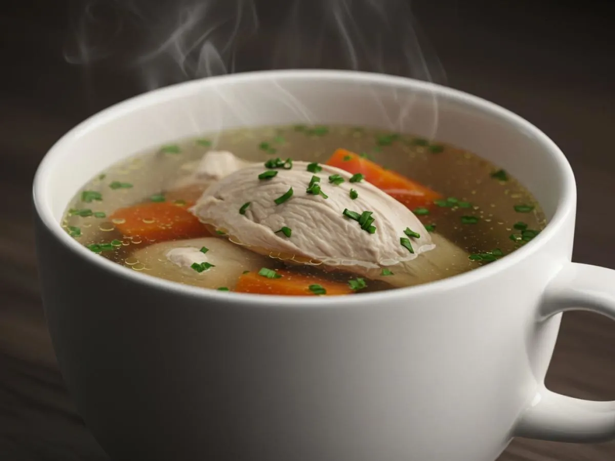 Homemade Chicken Soup Cup Homemade Chicken Soup Cup