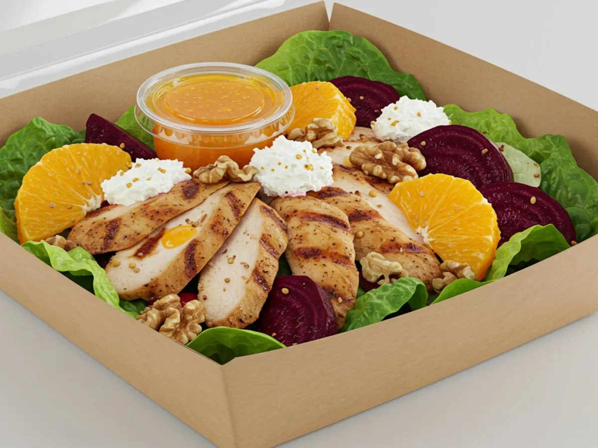 Beet Salad with Chicken Boxed Meal Beet Salad with Chicken Boxed Meal