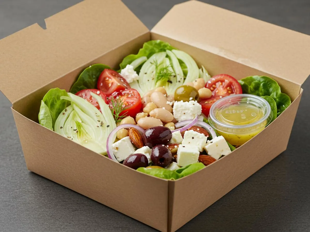 Fennel and Bean Salad Boxed Meal Fennel and Bean Salad Boxed Meal