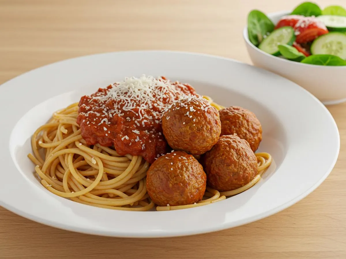 Spaghetti with Meatballs Boxed Meal [Large]